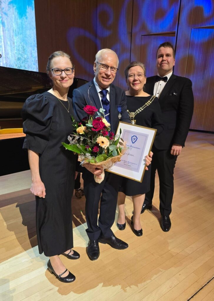 Vuoden järvenpääläinen 2025 Eero Väisänen